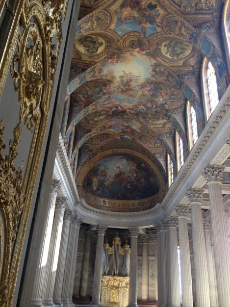Mass in  Chateau Versailles