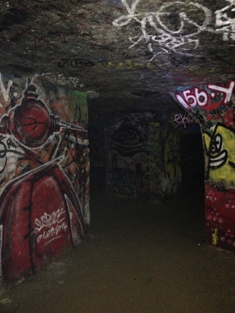 Catacomb Art in the Rave Hall 