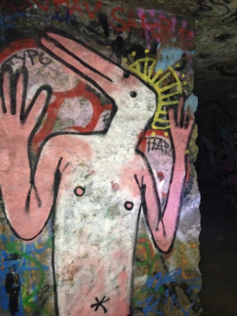 Catacomb Art in the Rave Hall 