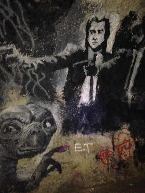 Movie Chamber Catacomb Art: ET & Pulp Fiction