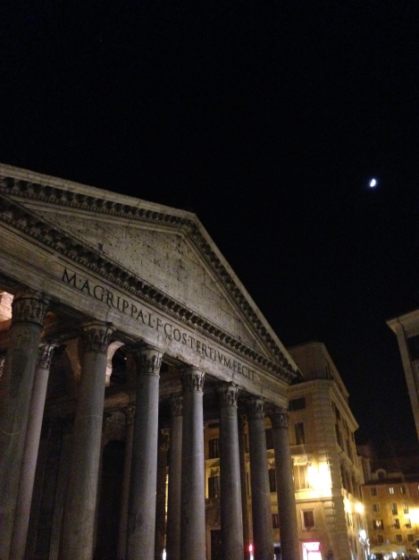 The Pantheon in the moonlight