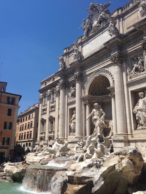 The incredible Trevi Fountain